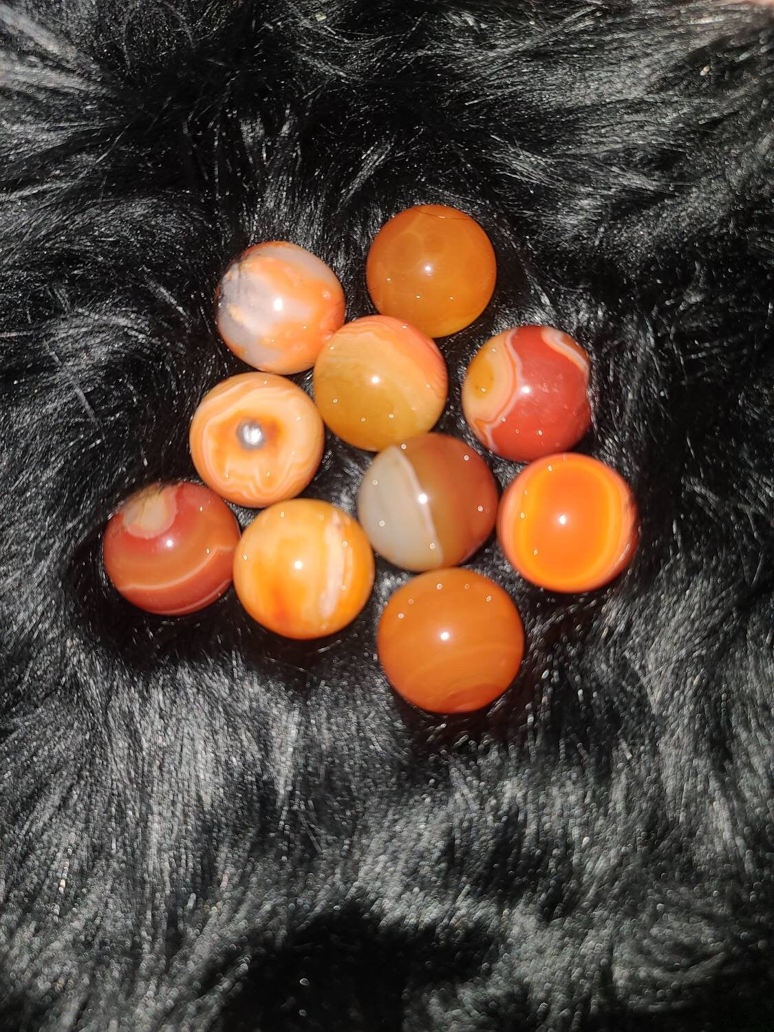 Carnelian mini Sphere crystal - sacral chakra stone, success, self trust, step into power, positivity, creativity, strength, meridian ball