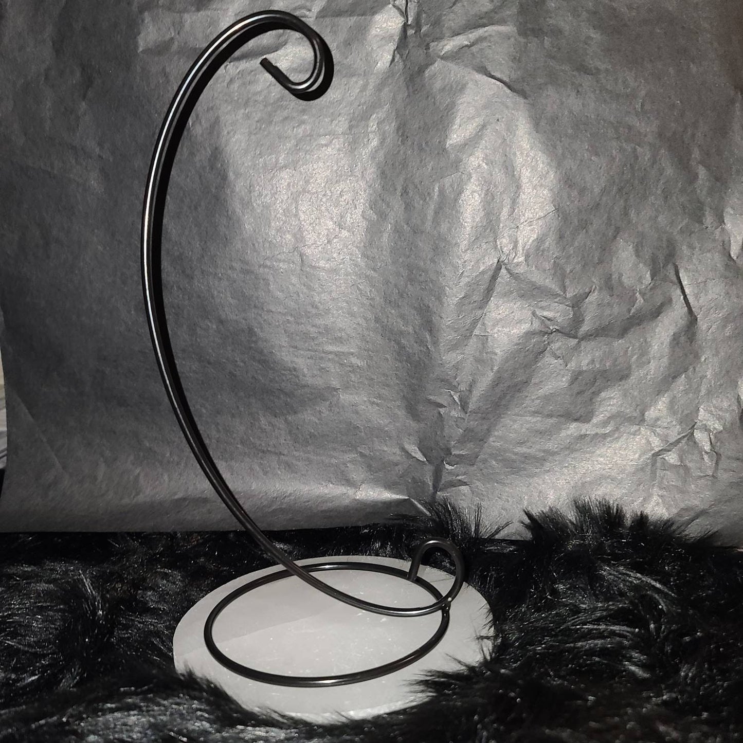 Pendulum Stand or witch ball stand - white or black available, dowsing, divination, crystal pendulum, intuition, higher guidance