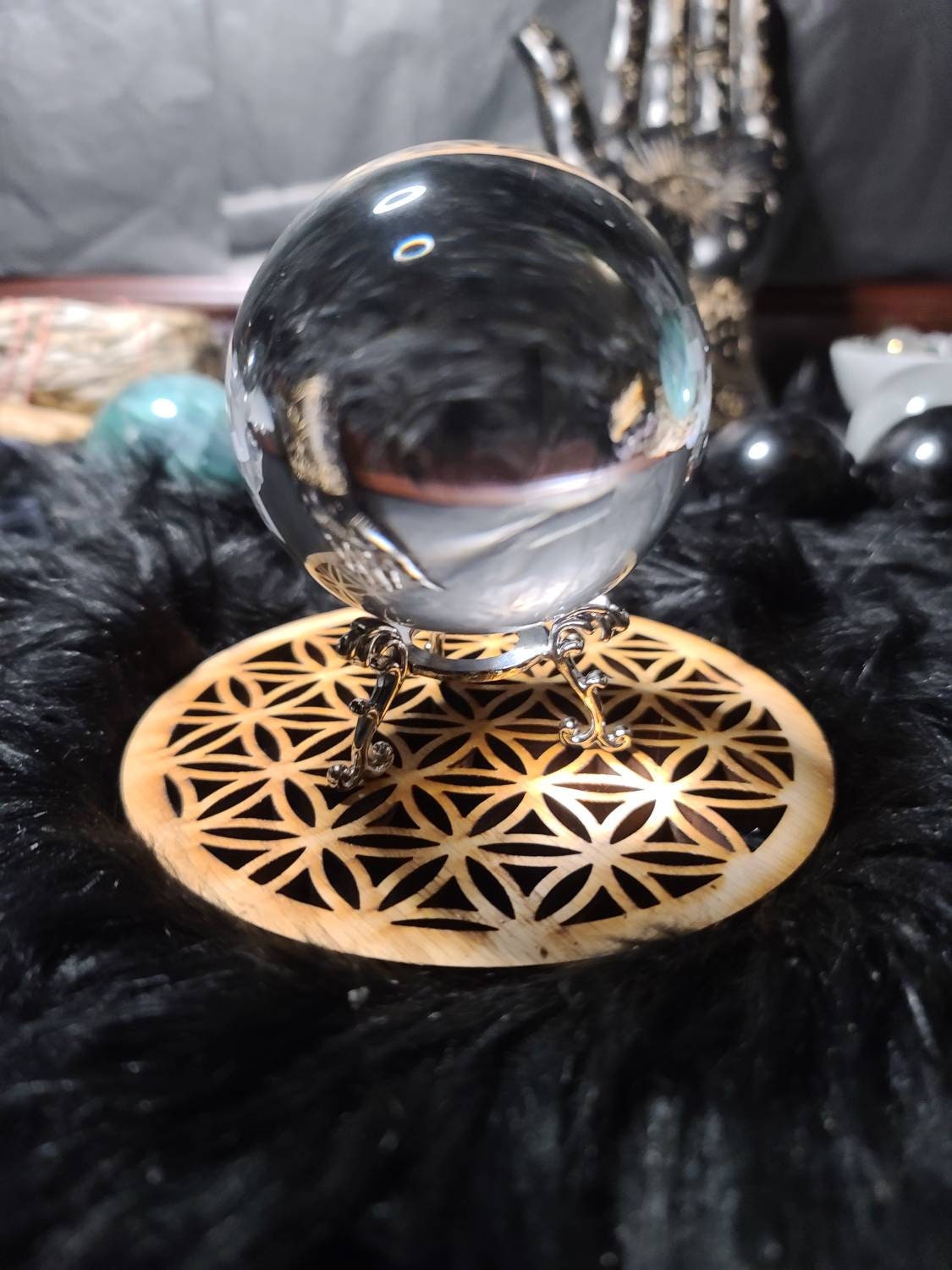 Large Crystal Ball - Divination, Scrying, Fortune Tellers Ball, Orb, Sphere, intuition, guidance
