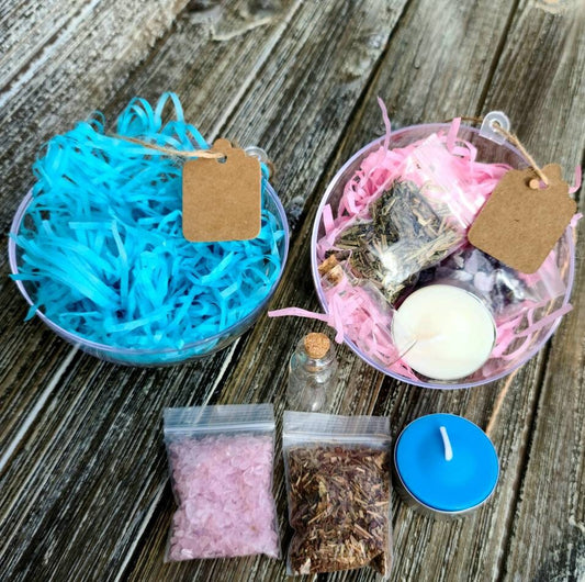 Spell Jar Kit - Gift Ornament, Yule, Secret  Santa, Christmas,  Intention Kit