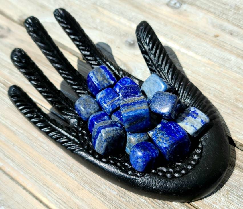 Lapis Lazuli Mini Cube Crystals - Throat Chakra, Third Eye, Communication, Truth, Compassion