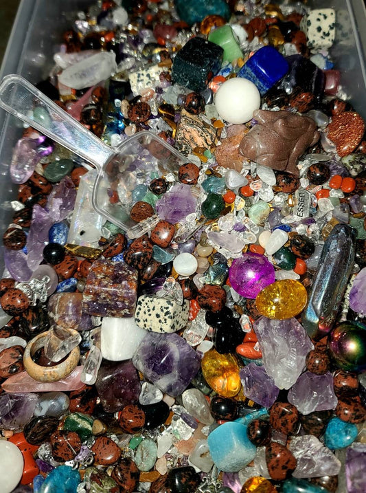 Crystal Confetti  - Chips, Tumbles, Carvings,  Jewelry, Rough Stones