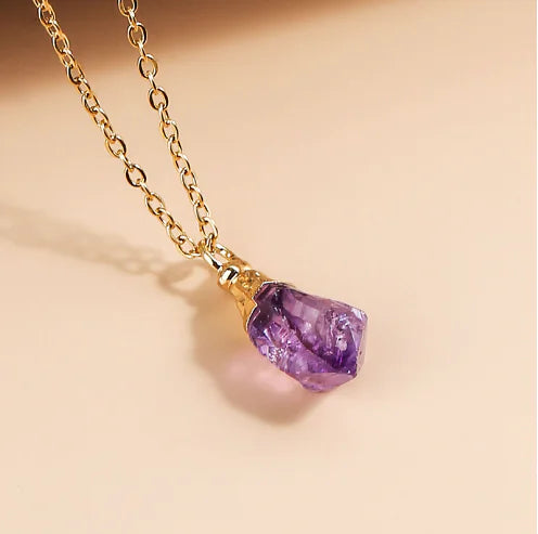 Handmade Crystal Stone Pendant Necklace