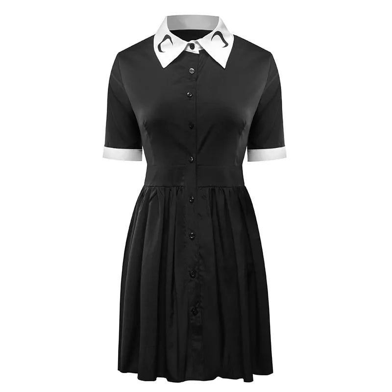 Lolita Goth Moon Short Sleeve Dress Alt Fashion