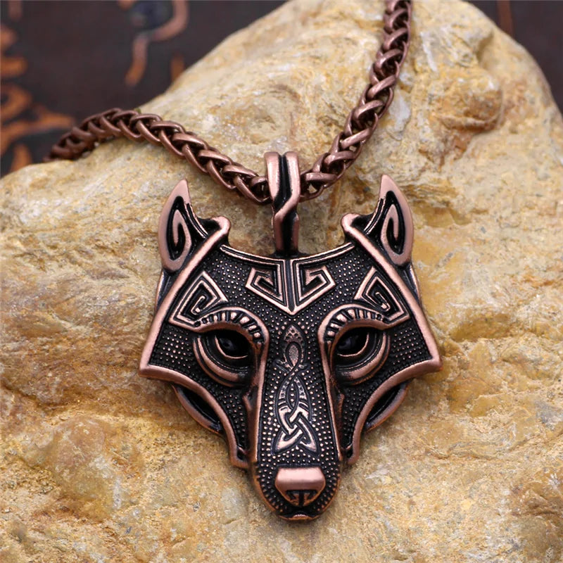 Viking Nordic Wolf Necklace