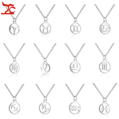 Astrology Zodiac Symbol Necklace