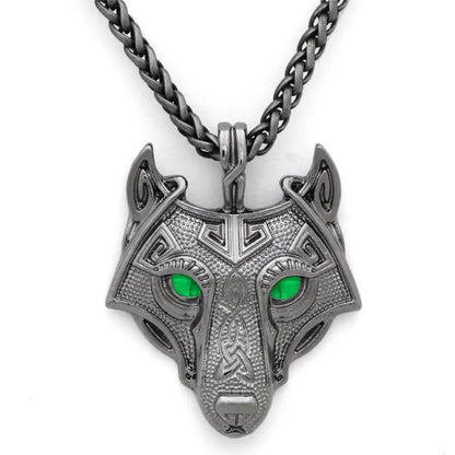 Viking Nordic Wolf Necklace