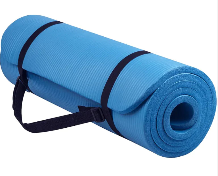 NBR Striped Yoga Mat With Handle