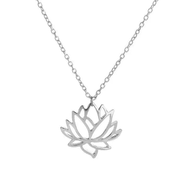 Dainty Lotus Necklace