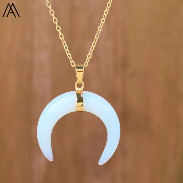 Crystal Moon Necklace