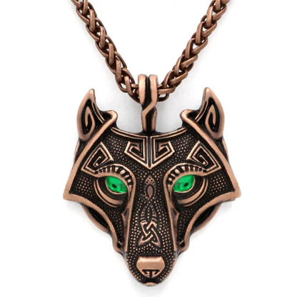 Viking Nordic Wolf Necklace