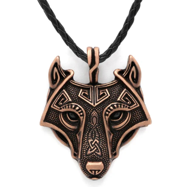 Viking Nordic Wolf Necklace