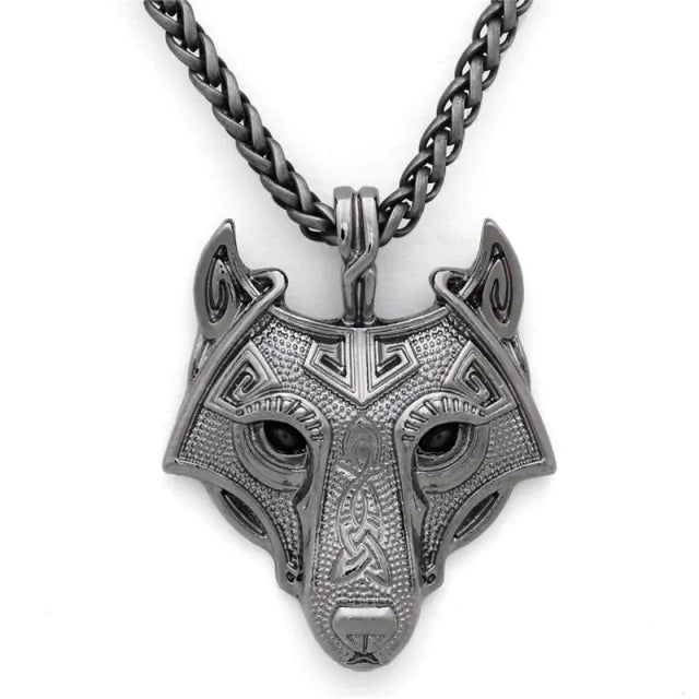 Viking Nordic Wolf Necklace