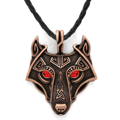 Viking Nordic Wolf Necklace