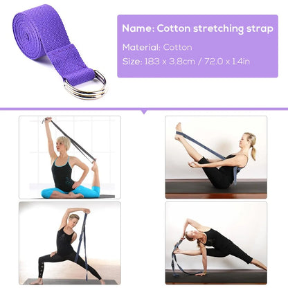 Yoga Ball, Mat, Band Towel - Yoga Accessories Set