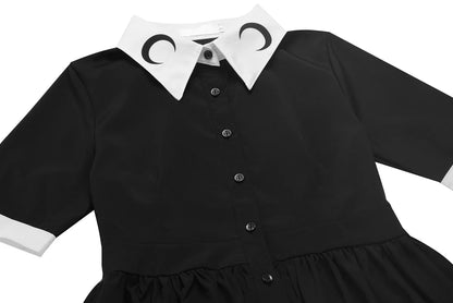 Lolita Goth Moon Short Sleeve Dress Alt Fashion