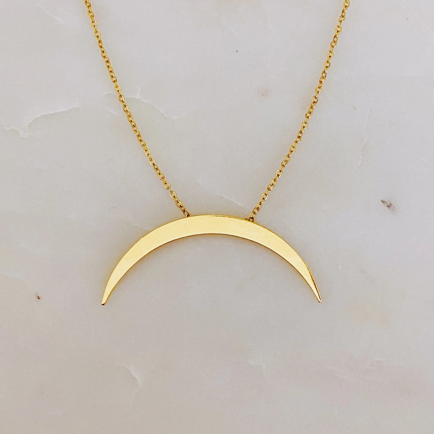 Chic Boho Crescent Moon Necklace