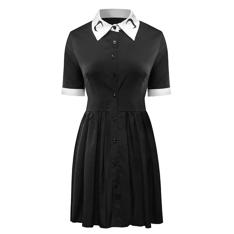 Lolita Goth Moon Short Sleeve Dress Alt Fashion