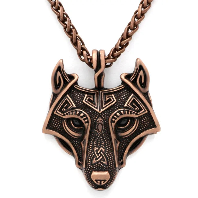 Viking Nordic Wolf Necklace