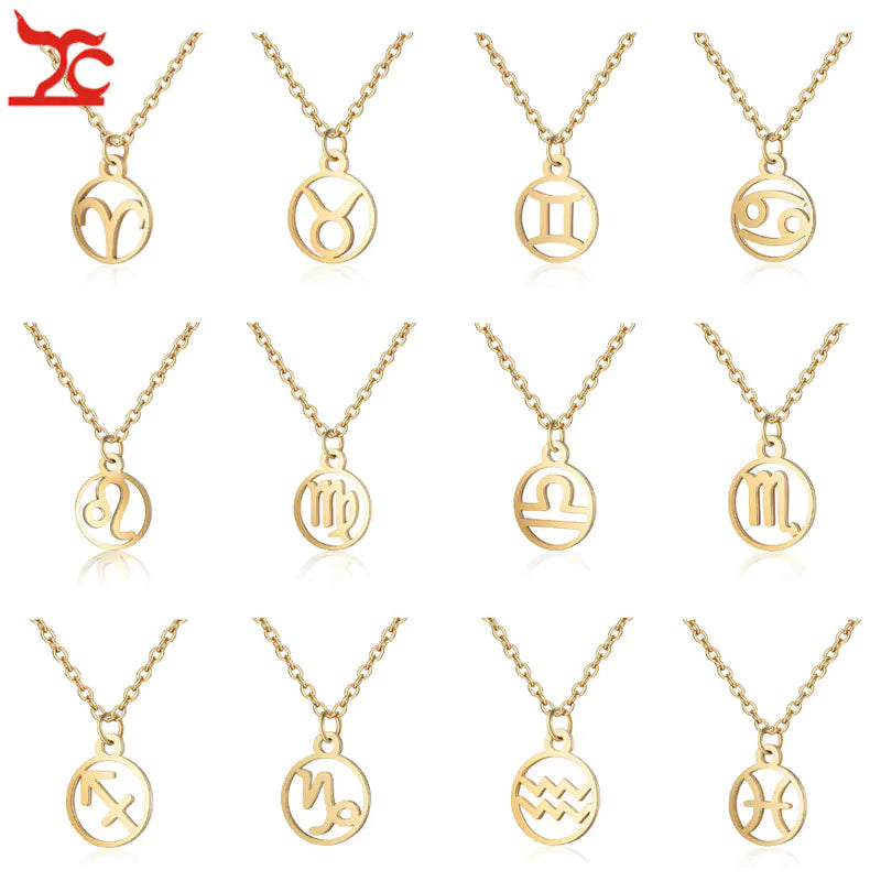 Astrology Zodiac Symbol Necklace