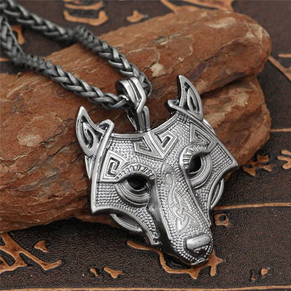 Viking Nordic Wolf Necklace