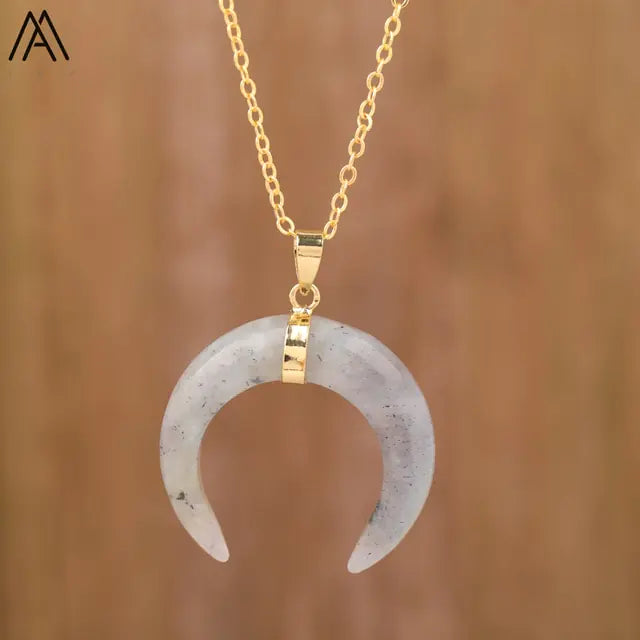 Crystal Moon Necklace