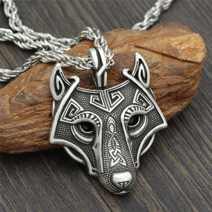 Viking Nordic Wolf Necklace