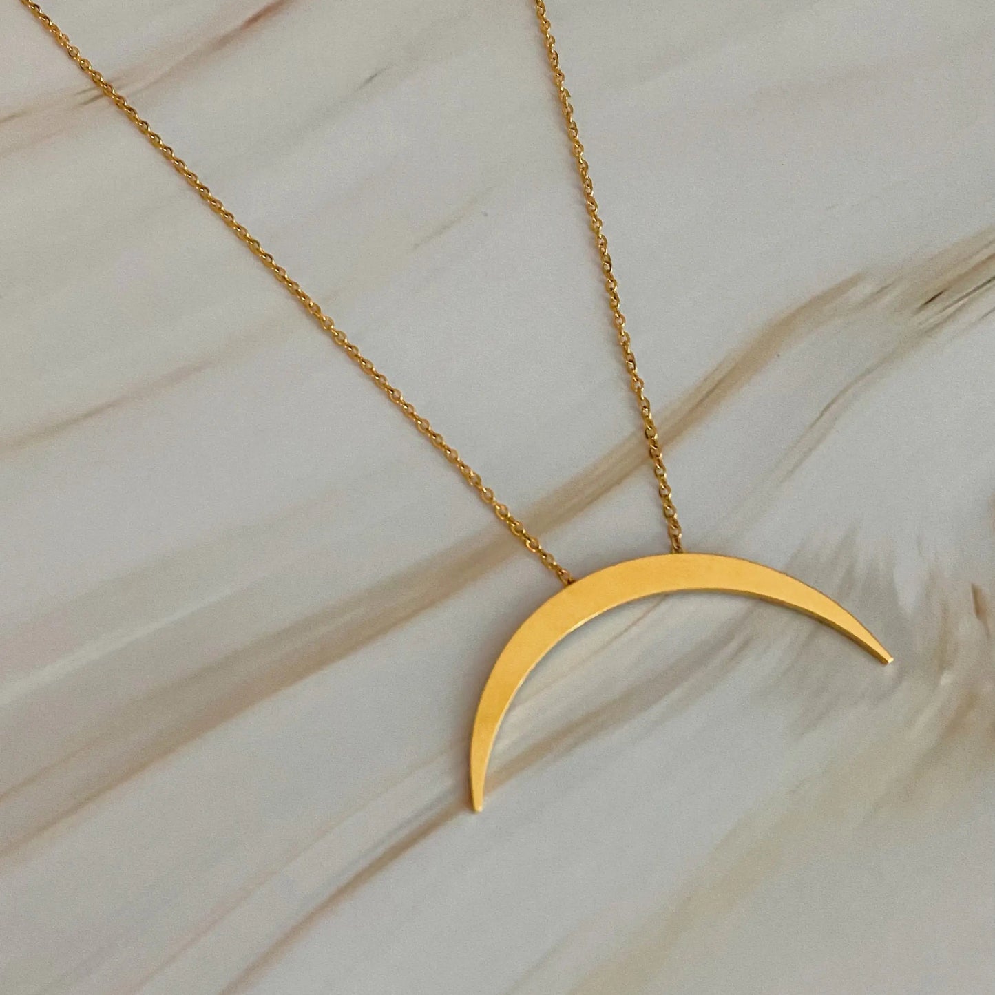 Chic Boho Crescent Moon Necklace