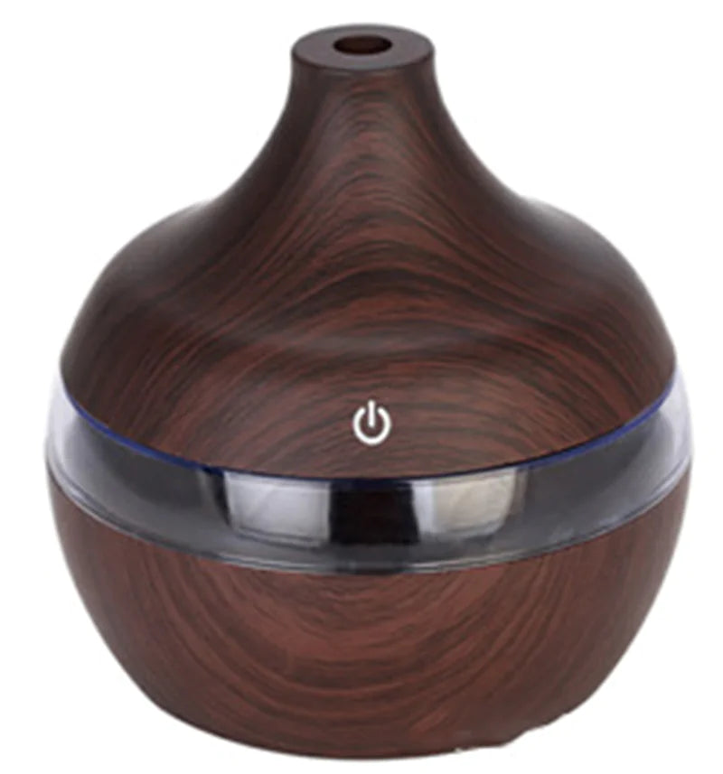 Wood Grain Essential Oil Diffuser Humidifier for Aromatherapy