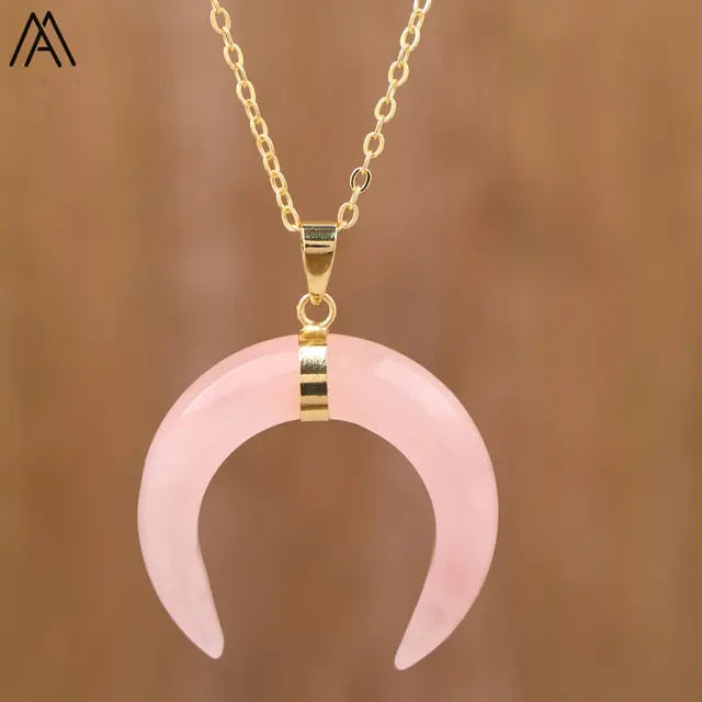 Crystal Moon Necklace