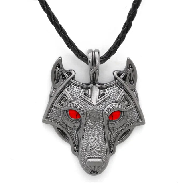 Viking Nordic Wolf Necklace