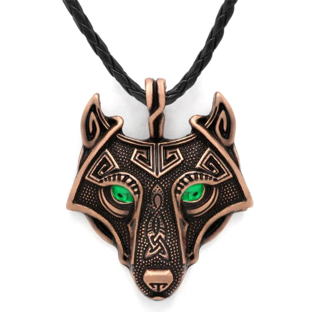 Viking Nordic Wolf Necklace