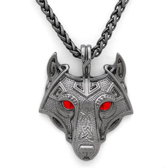 Viking Nordic Wolf Necklace