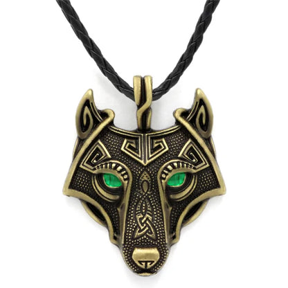 Viking Nordic Wolf Necklace