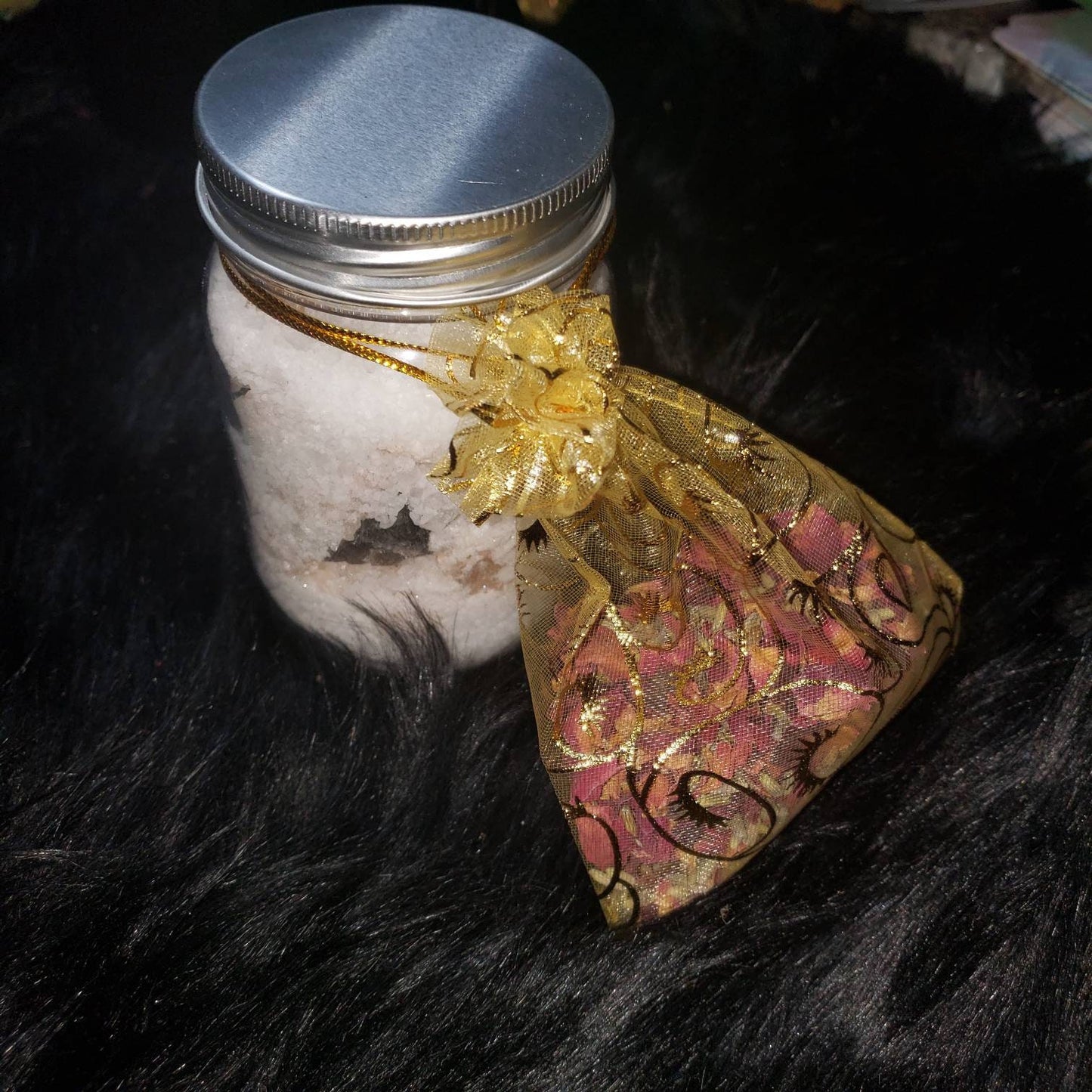 Messy Awakening New Moon Cleansing Crystal Salt and herb Bath Set