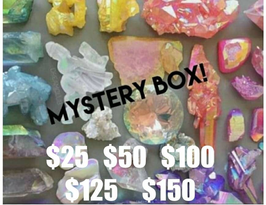 Crystal Healing Mystey Box Metaphysical, Energy Healing,Love, Clarity, Strength, Anxiety, Random Pick, Gift, Reiki, Intention Set