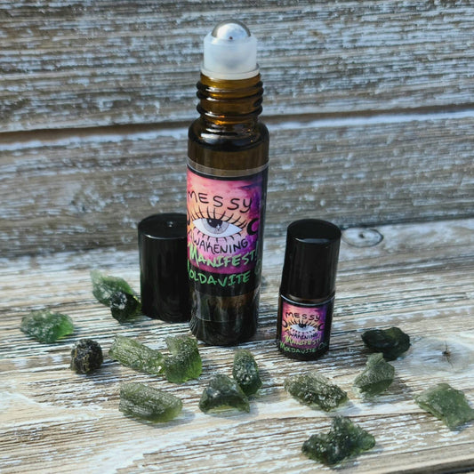 Messy Awakening Moldavite Manifestation Oil