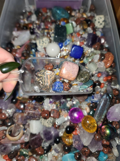 Crystal Confetti  - Chips, Tumbles, Carvings,  Jewelry, Rough Stones